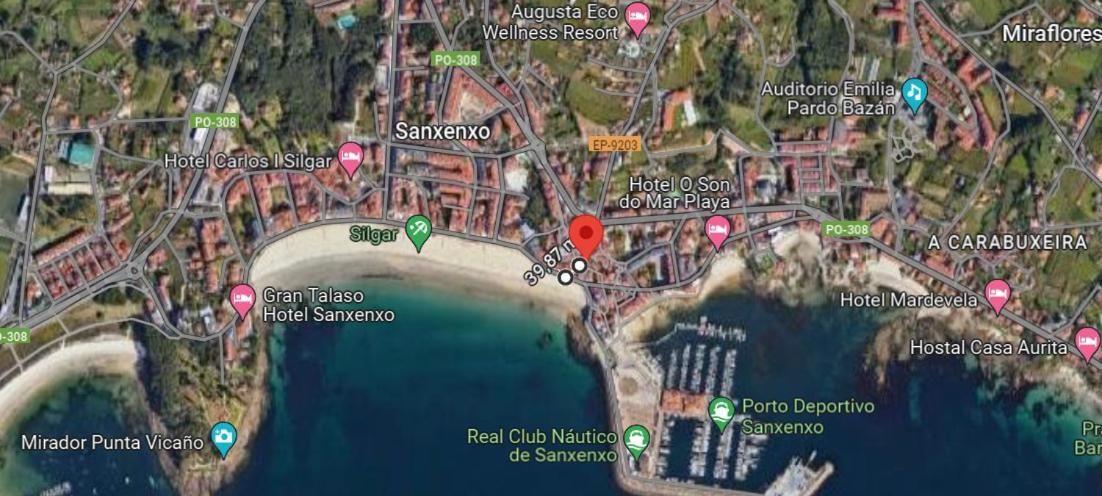 Desconectaengalicia Carlos Casas Playa Silgar Sanxenxo Eksteriør billede